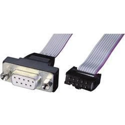 Afbeelding van Renkforce Aansluitkabel Serieel [1x D sub bus 9 polig 1x Female connector 10 polig] 0.26 m Grijs