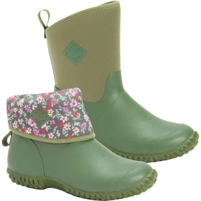 Afbeelding van Muck Boot Muckster II Mid Dames Groen/Rozen Print 38