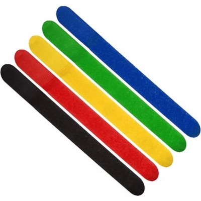 Afbeelding van MediaRange Kabelbinders met klittenband, 16 x 215 mm, diverse kleuren,