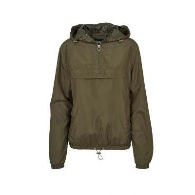Afbeelding van Urban Classics Basic Windjack, Dames, Maat: 4XL, Dark olive