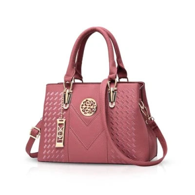 Afbeelding van NICOLE &amp; DORIS Vrouwen Handtassen Mode Top Handgrepen Tassen Elegante Schoudertassen Voor Klassieke Shopper Dames Crossbody Tas, Rosé, L, Handtas
