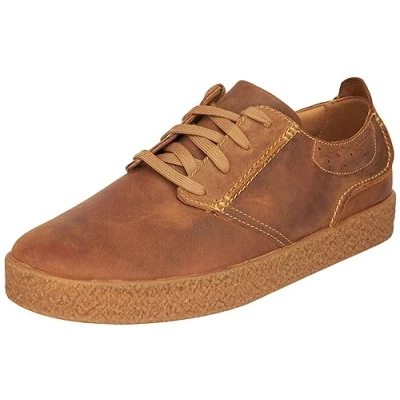 Afbeelding van Clarks Streethilllace G Sportieve veterschoenen, Heren, Maat: 45, dark olive lea Leer