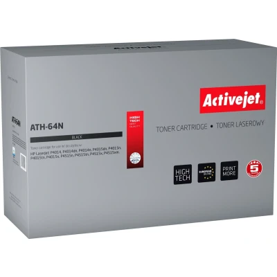 Afbeelding van ActiveJet AT 64N toner voor HP printer; 64A CC364A vervanging; Opperste; 10000 pagina&#039;s; zwart.