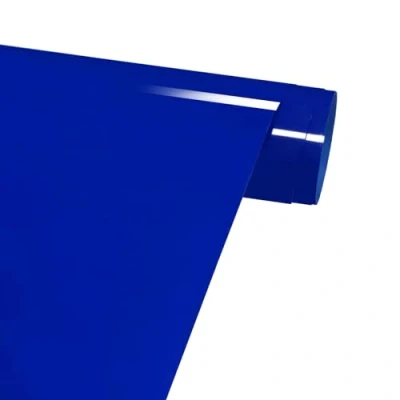 Afbeelding van FORBELL Plotterfolie textiel, 30,5 cm x 3 m, strijktransferfolie (neon blauw)