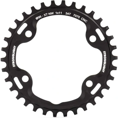 Afbeelding van Stronglight kettingblad Shimano XT 34T 1x11v zwart