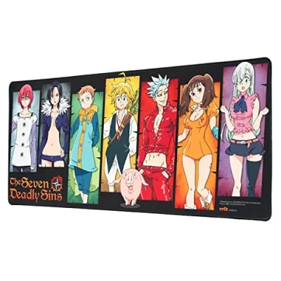 Afbeelding van Grupo Erik XXL Muismat Seven Deadly Sins Bureauonderlegger Gaming