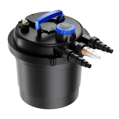 Afbeelding van SunSun CPF 180 Drukvijverfilter UVC 11 W 6000 l vijverfilter Koi vijver filter