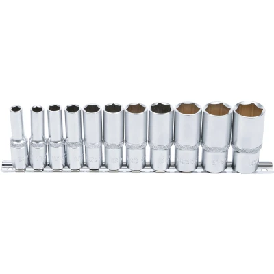 Afbeelding van BGS Doppenset zeskant, diep 3/8&quot; inches 11 delig