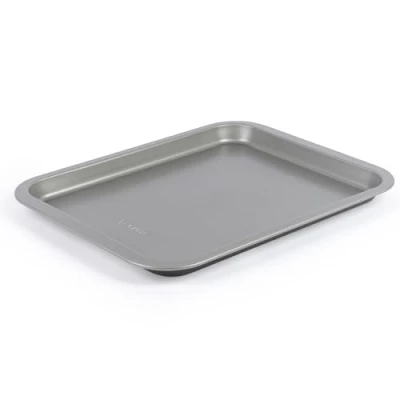 Afbeelding van Salter Essentials 41 cm Baking Tray Non Stick Coating, Rectangular Oven Sheet, Dishwasher Safe, Easy to Clean, Made in the UK, Durable Chip/Cookie Tray, Lightweight, PFOA Free, BW13667