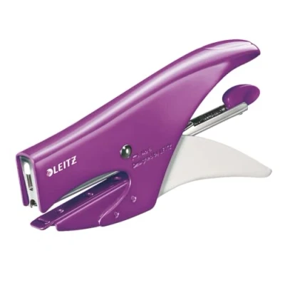 Afbeelding van Leitz Nietang, achterlaadmechanisme, metaal 15 fogli violet