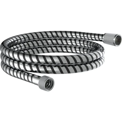 Afbeelding van Doucheslang Schutte Hogaflex K 1 150cm Kunststof Zwart Chroom