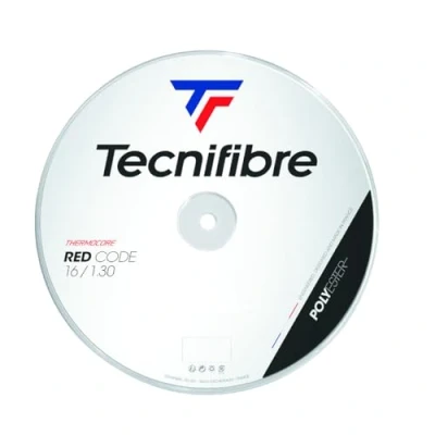 Afbeelding van Tecnifibre Spoel 200 m PRO Redcode 1.30 tennistouw voor volwassenen, unisex, rood, één maat