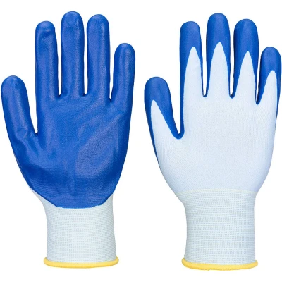 Afbeelding van Portwest FD Grip 15 Nitril Handschoen Blauw S