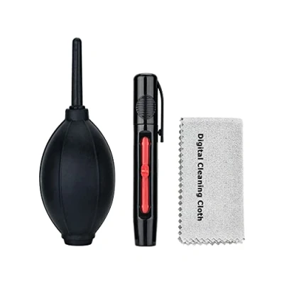 Afbeelding van PROfezzion 3 in 1 reinigingsset voor DSLR camera en lens (power bellenbalg, reinigingsstift microvezeldoek reiniging)