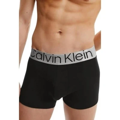 Afbeelding van Calvin Klein Heren Boxershorts 3 pack Grijs Wit Zwart maat M