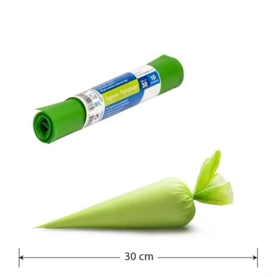 Afbeelding van One Way Wegwerp Spuitzak Comfort Green 10st 30x17cm