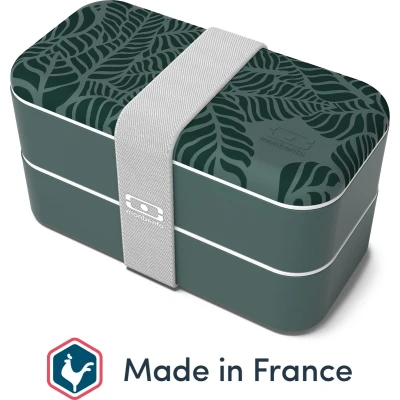 Afbeelding van Lunchbox Bentobox Jungle monbento Groen Bpa Bpsvrij