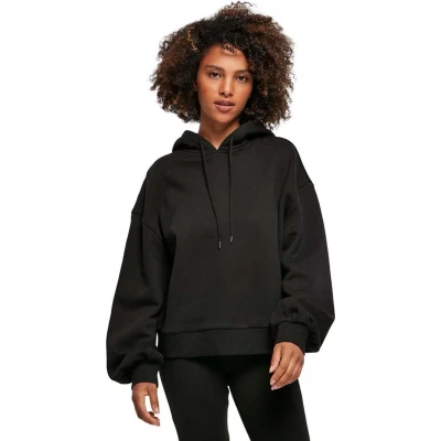 Afbeelding van Build Your Brand Oranic Oversized Sweatshirt Met Capuchon Zwart M Vrouw