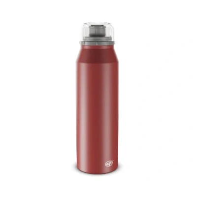 Afbeelding van alfi Endless ISO Bottle geïsoleerde drinkfles, fles: dubbelwandig roestvrij staal, gelakt, sluiting: kunststof, Spicy Mustard mat, 500 ml
