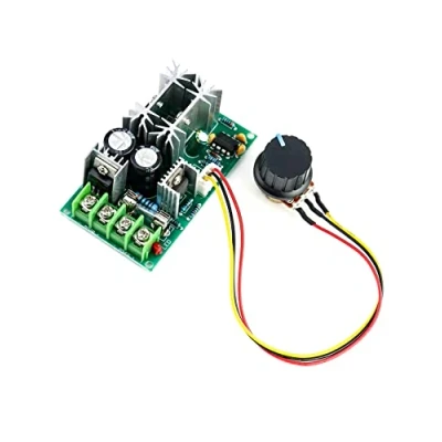 Afbeelding van QWORK PWM DC motor speed controller 12V 24V 36V 48V 20A high performance drive module Verstelbare snelheid elektronische