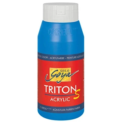 Afbeelding van Solo Goya TRITON S Primairblauwe Hoogbriljante Acrylverf 750ml