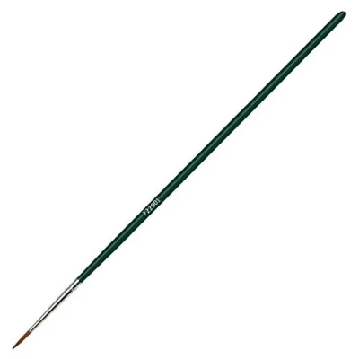 Afbeelding van KREUL 722901 Universeel penseel ponyhaar synthetisch, rond, maat 1, voor textielverf, acryl en plakkaatverf, glas porseleinverf, vormvast, goed schildergedrag