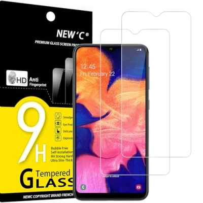 Afbeelding van NEW&#039;C 2 Stuks, Screen Protector voor Samsung Galaxy A10, A10S, M10, Gehard Glass Schermbeschermer Film 0.33 mm ultra transparant, resistent