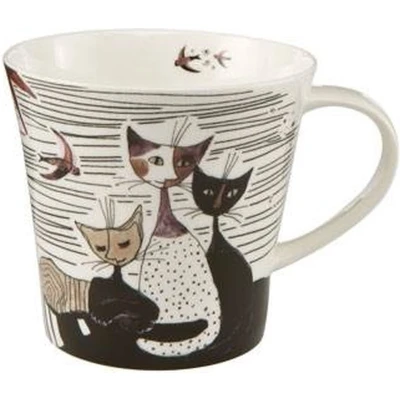 Afbeelding van Goebel Rosina Wachtmeister Mok Koffie/Thee Beker Carota con amici Porselein 350ml
