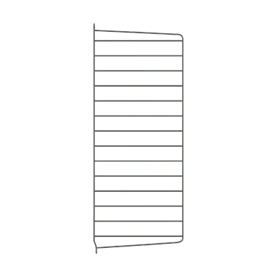 Afbeelding van String wandpaneel Donkergrijs, 75x30 cm, 1 pack