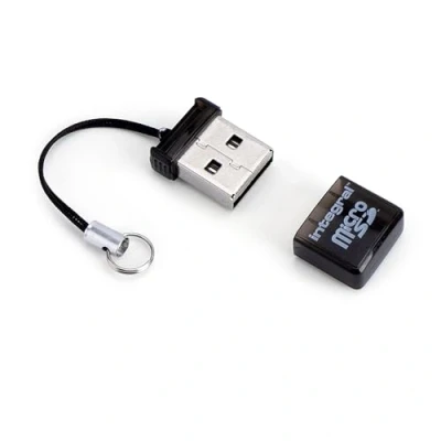 Afbeelding van Integrale microSD/microSDHC USB kaartlezer/INCRMSDMINIUSB
