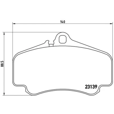 Afbeelding van Brembo Remblokset P 65 011