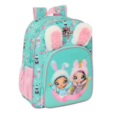 Afbeelding van Schoolrugzak Na!Na!Na! Surprise Bunny Roze Turkoois 32 x 38 12 cm