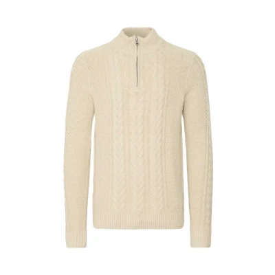 Afbeelding van Blend Bhbasim Trui, Heren, Maat: Small, Oyster gray