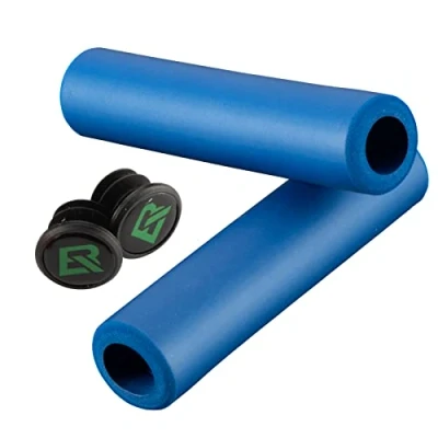 Afbeelding van ROCKBROS Fietshandvatten MTB handvatten met Bar ends van Siliconen Comfort