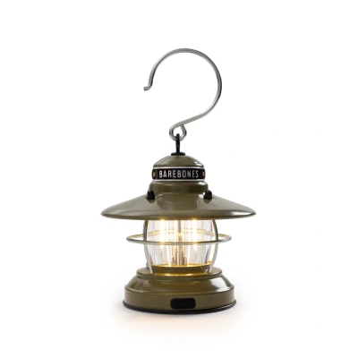 Afbeelding van Barebones Edison Mini Lantern Olive