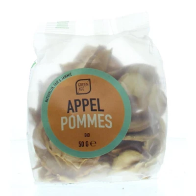 Afbeelding van Greenage Appel Chips Bio, 50 gram