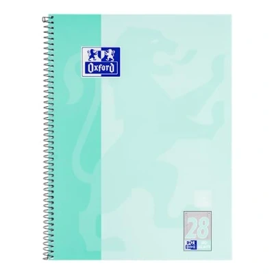 Afbeelding van Oxford Collegeblok A4 geruit, 80 vellen, geperforeerd, mint
