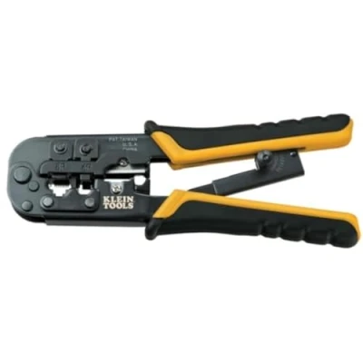 Afbeelding van Ratcheting Crimper, Modulaire Crimper Cutter Stripper voor RJ45, Cat5e, Cat6, CAT6A KLEIN TOOLS VDV226 011 SEN