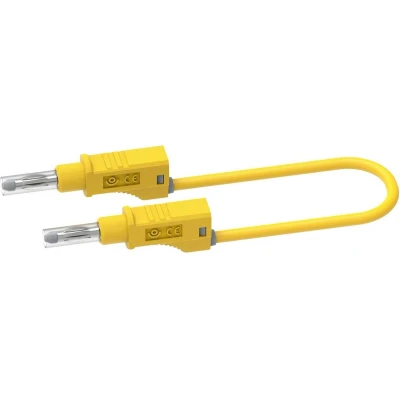 Afbeelding van Electro PJP 2217/600V CD1 100J Meetsnoer Bananenstekker 1.00 m Geel 1 stuk(s)