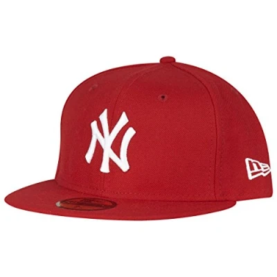 Afbeelding van New Era York Yankees 59fifty Cap Mlb Basic Red/White 6 7/8 55cm