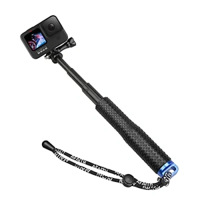 Afbeelding van AFAITH Selfiesticks Pole Monopod voor GoPro Hero 12/11/10/9/8/7 Black, Aluminium Paal Selfie Stick Accessoire GoPro,SJCAM,Sony,Insta360,DJI OSMO,Xiaomi Yi,AKASO,SARGO