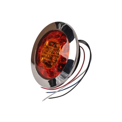 Afbeelding van Aanhangwagendirect Verzonken chromen achterlicht 155,4x42,7 mm