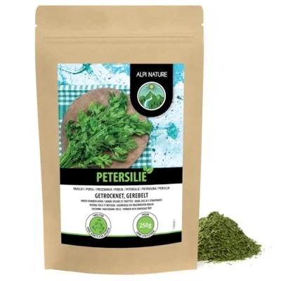 Afbeelding van Gewreven peterselie (250g), zacht gedroogde peterselie, 100% pure en natuurlijke voor de bereiding van kruidenmengsels