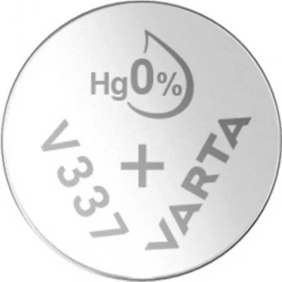 Afbeelding van Varta Knoopcel Batterij V337 1stuk(s) 1.55V 0.008Ah 4008496362110