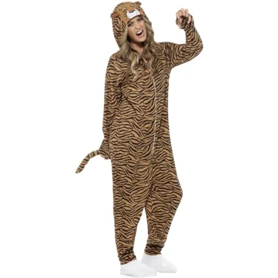 Afbeelding van Dierenpak Tijger onesie Verkleedkleding maat M