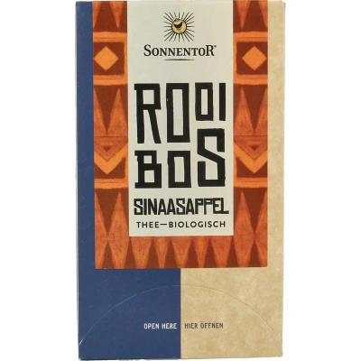 Afbeelding van Sonnentor Rooibos &amp; sinaasappel thee 18 zakjes
