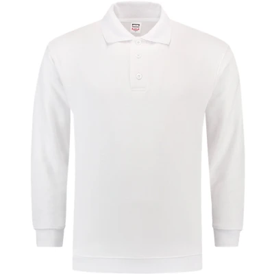 Afbeelding van Tricorp 301005 Polosweater Boord Wit 6XL