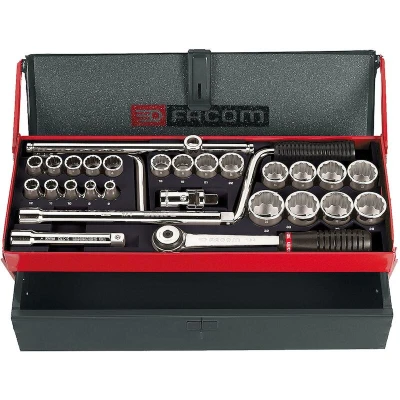 Afbeelding van Facom doppenset van 8 tot 32 mm S.442EP