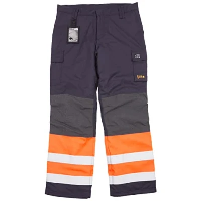 Afbeelding van Blaklader Multinorm winterwerkbroek 1869 1513 Marineblauw/Oranje D108