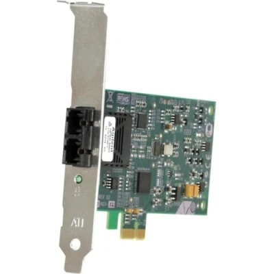 Afbeelding van Allied Telesis AT 2711FX SC 901\100Mbps Fast Ethernet PCI Express Fiber Adapter Card\SC Connector\Standard and Low Profile Brackets\Single Pack